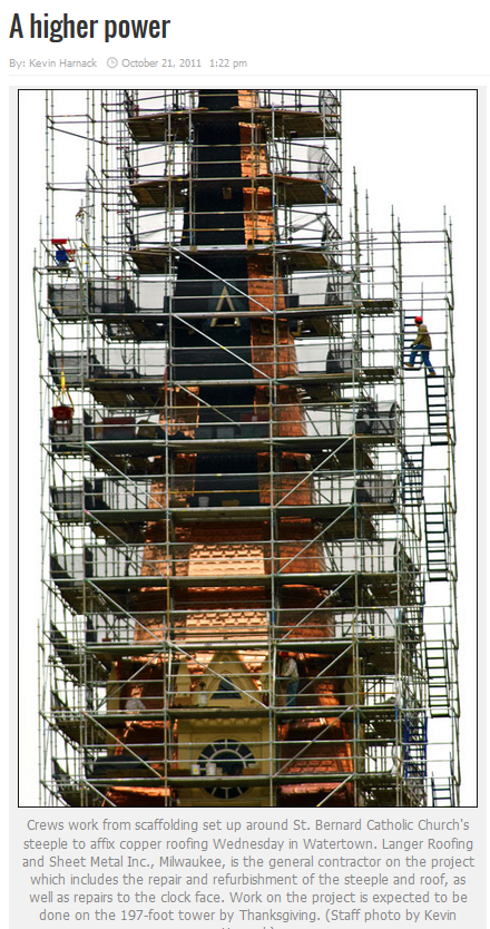 ladder st.bernards  copper